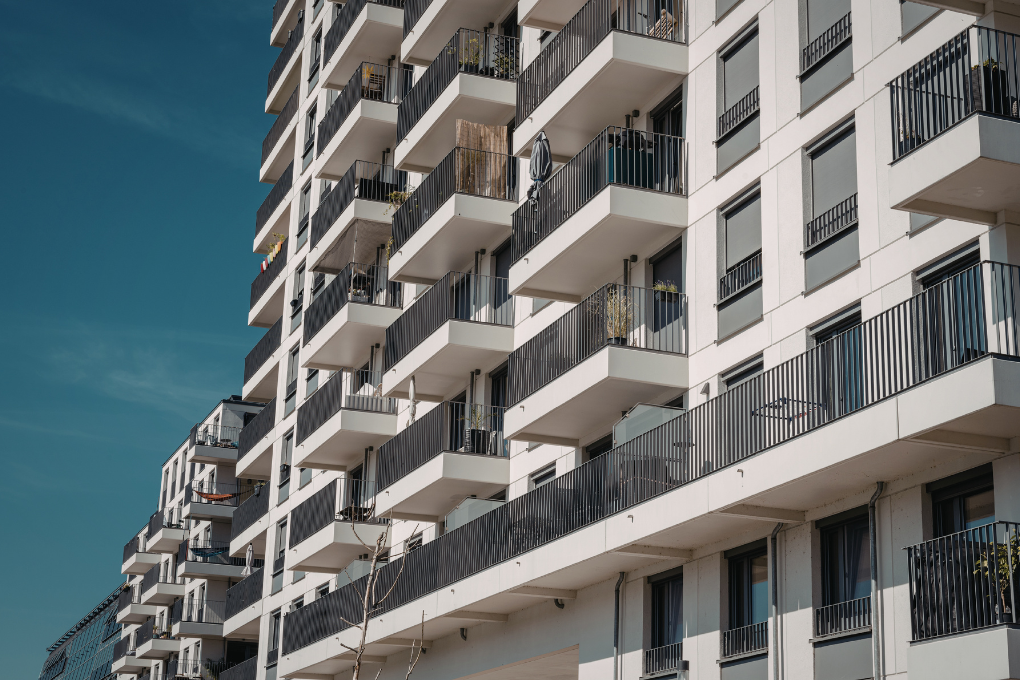 Multifamily apartment buiilding.